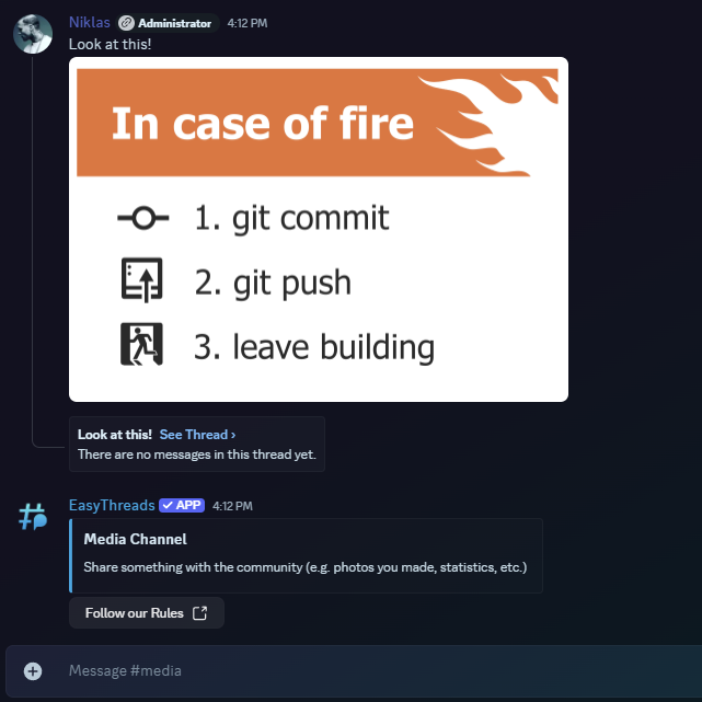 stickymessage